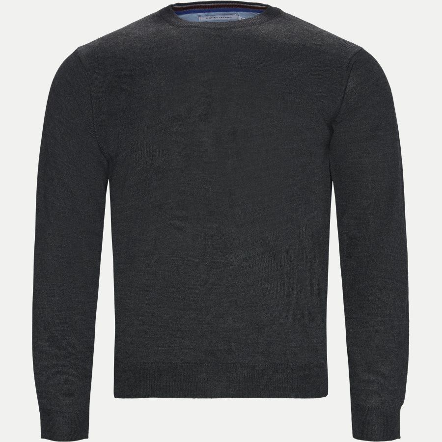 CERVO - Cervo Striktrøje - Strik - Regular - CHARCOAL MEL. - 1